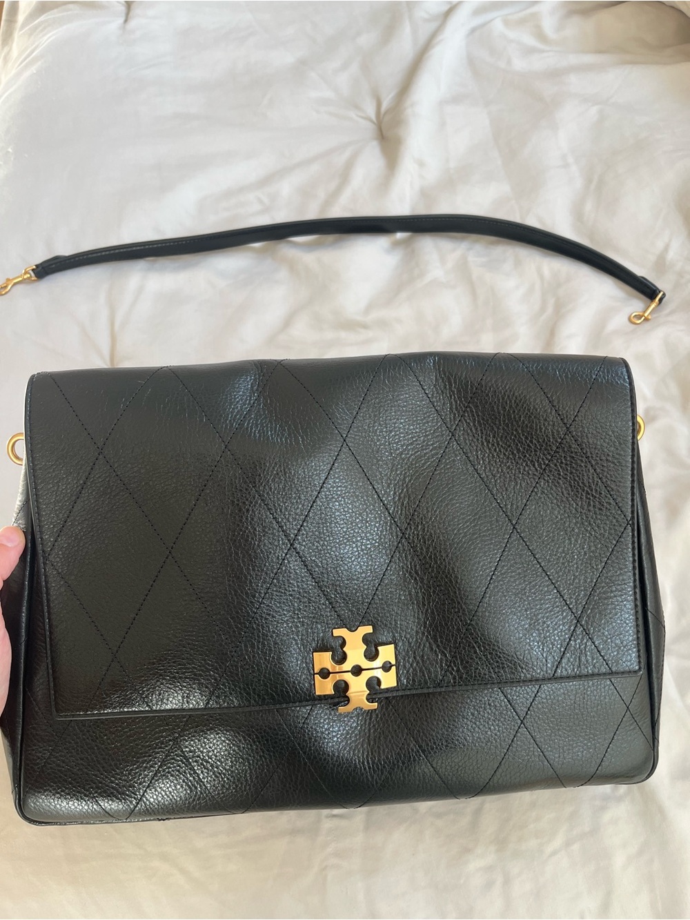 Tory Burch large quilted Charlie